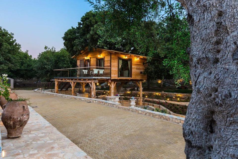 Villa Stolidi Mou Treehouse Atsipopoulo Esterno foto