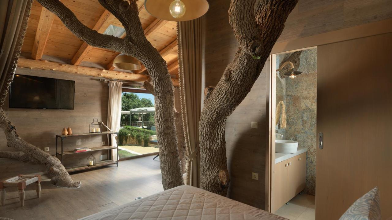 Villa Stolidi Mou Treehouse Atsipopoulo Esterno foto